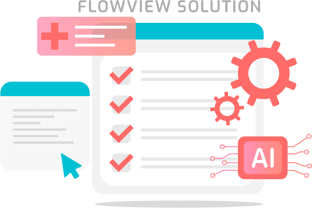 FlowView solution providing asudes AI algorithm